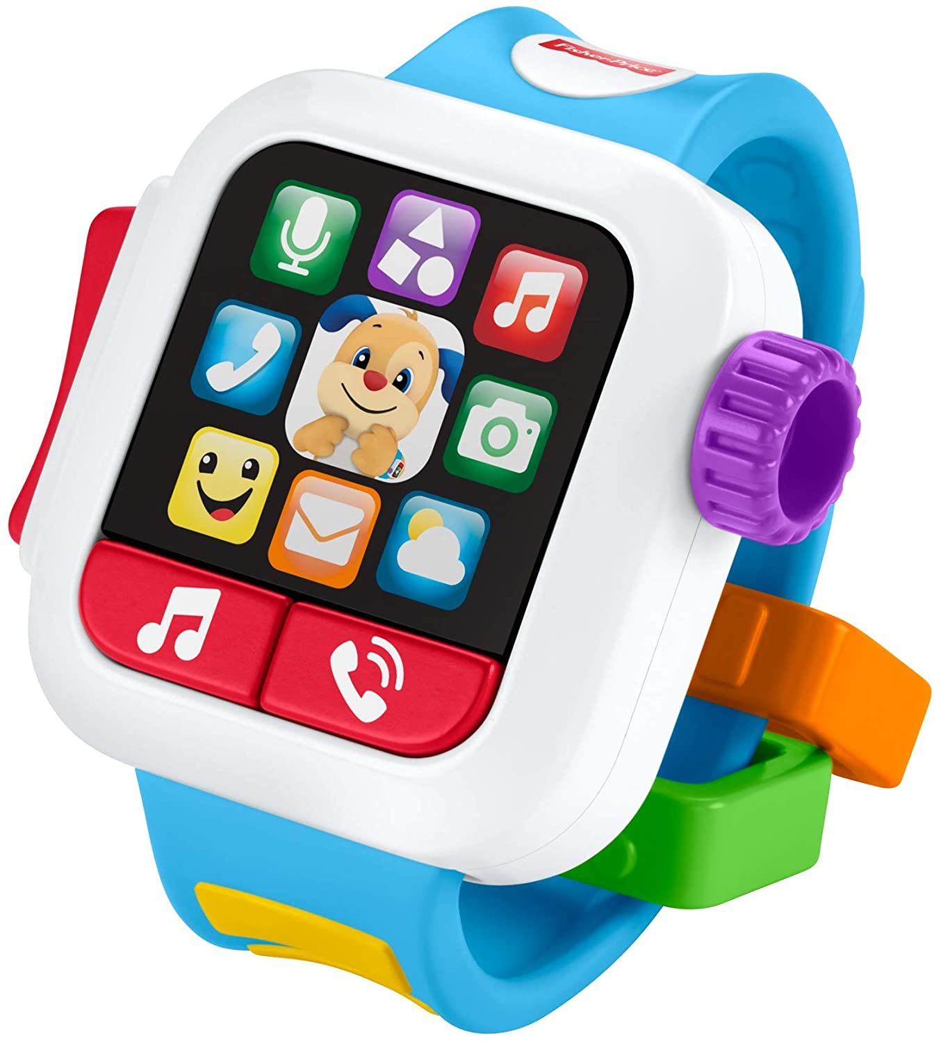 Fisher-price smartwatch ridi e impara, giocattolo istruttivo per bambini 6+ mesi - FISHER-PRICE