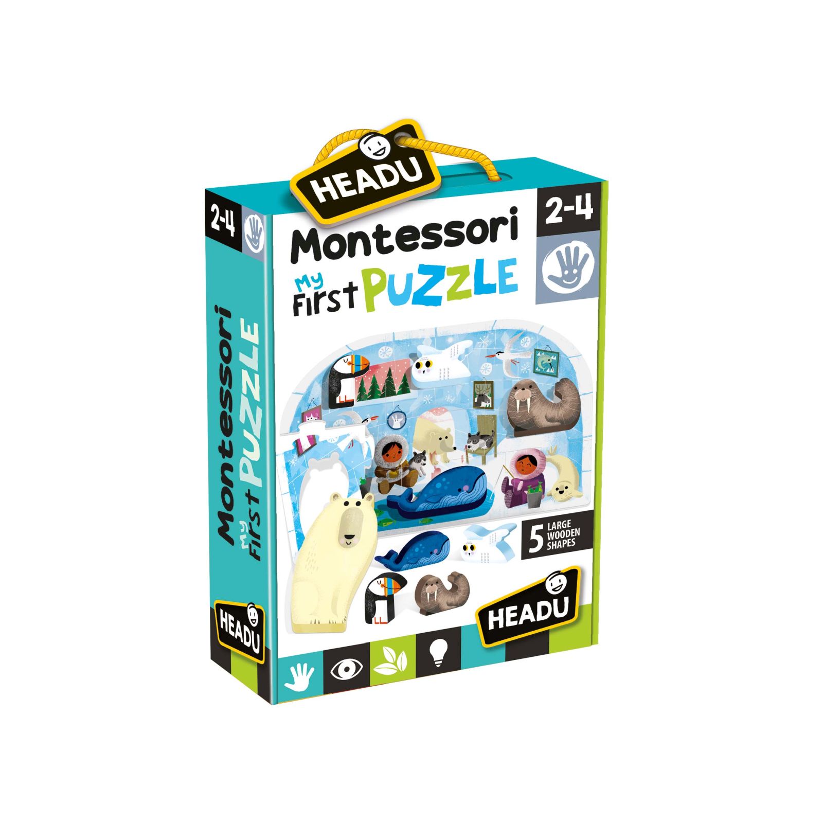 Montessori first puzzle the pole - 