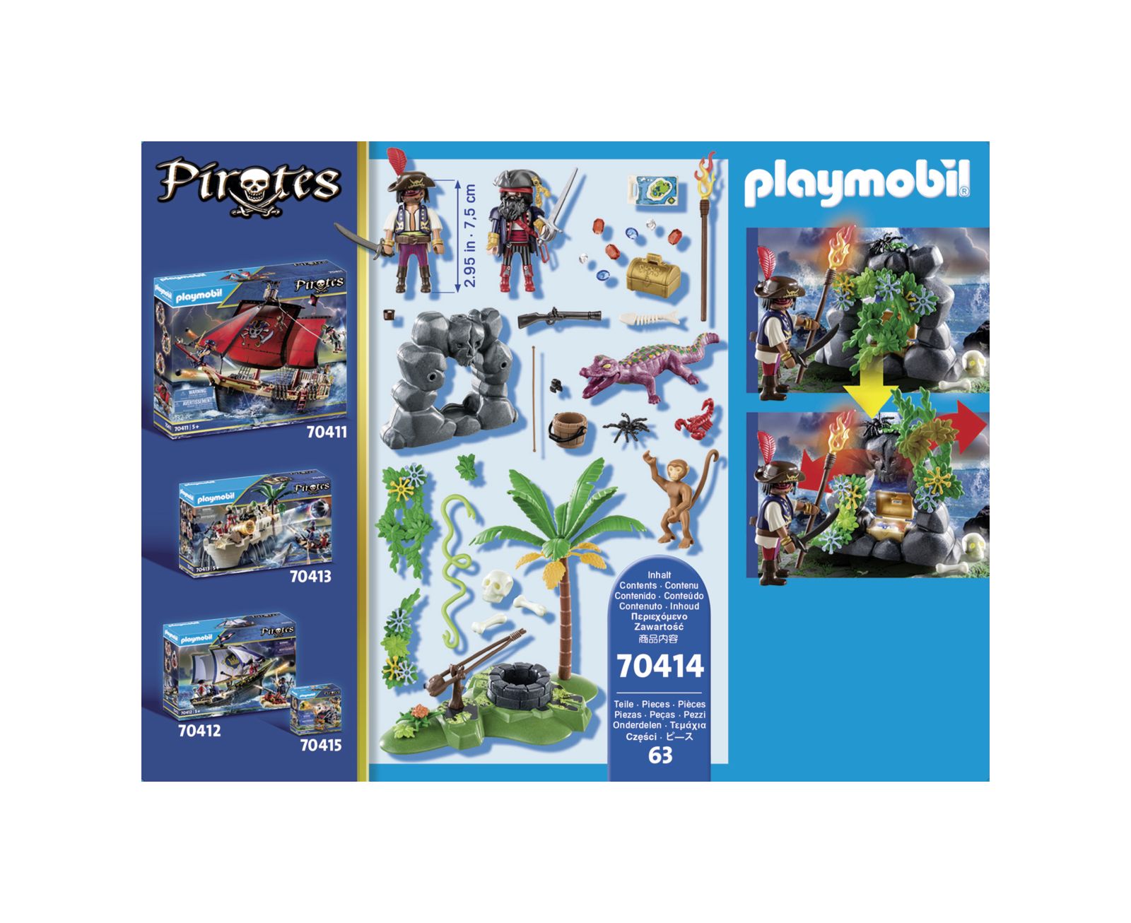 Nascondiglio del tesoro dei pirati - Playmobil