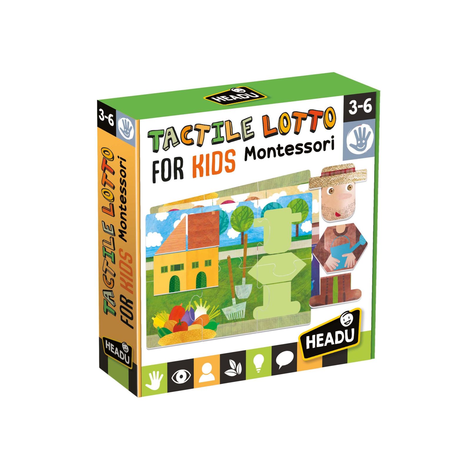 Tactile lotto for kids montessori - 