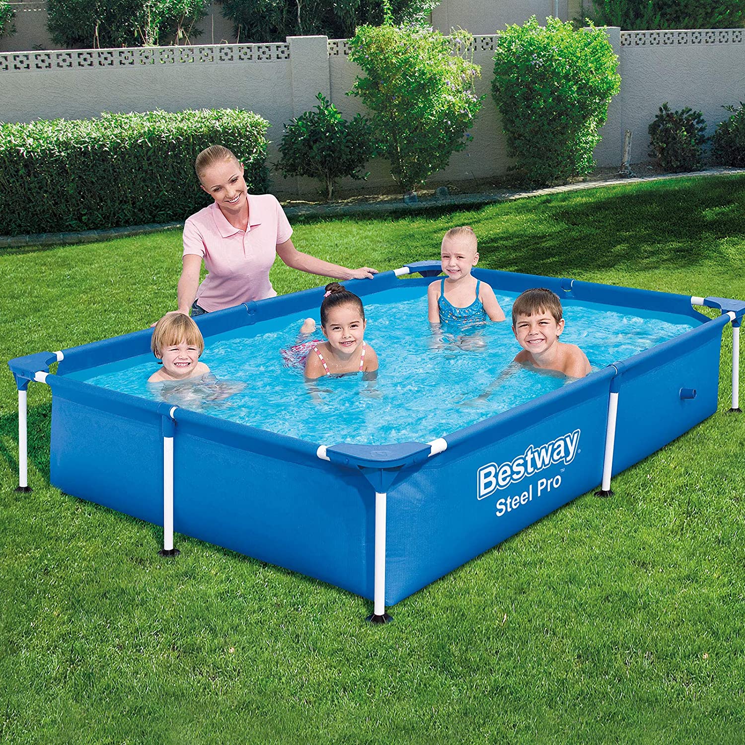 Bestway piscina steel pro frame rettangolare 221x150x43 cm - Bestway