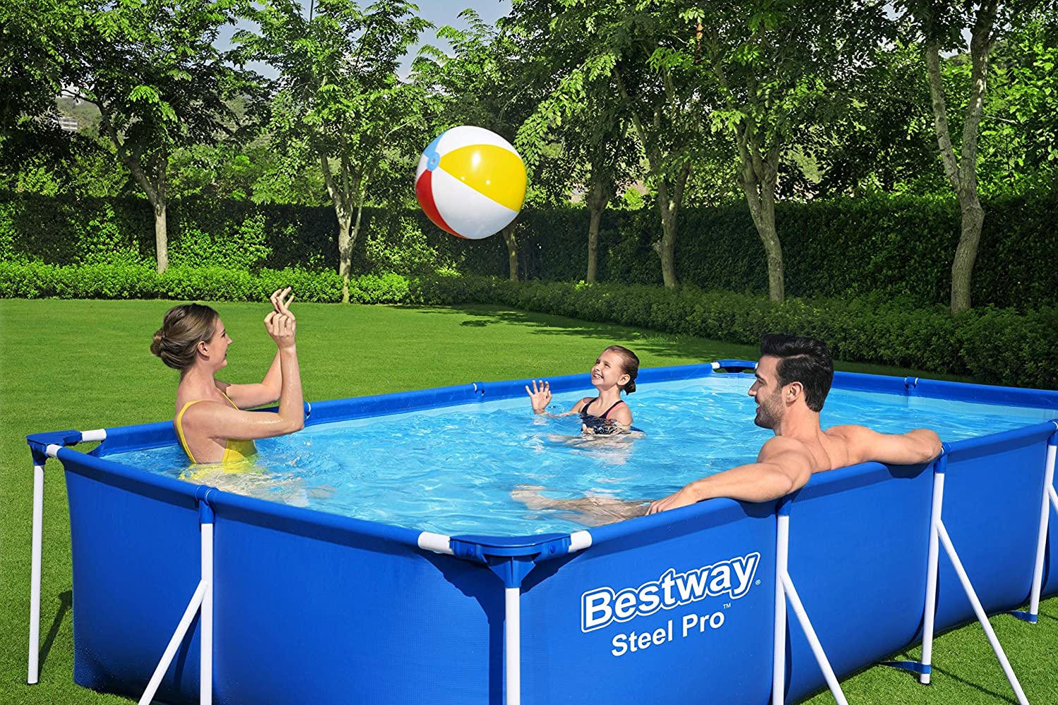 Bestway piscina steel pro frame rettangolare 400x211x81 cm - Bestway