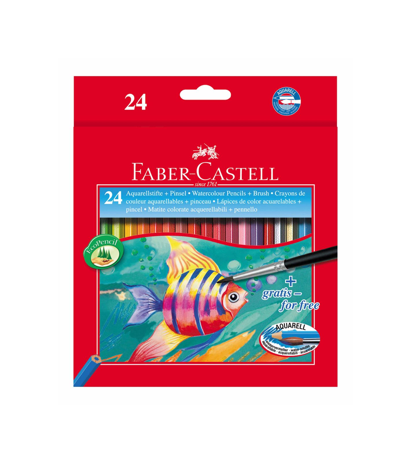 Matite aquerellabili 24 colori - FABER-CASTELL