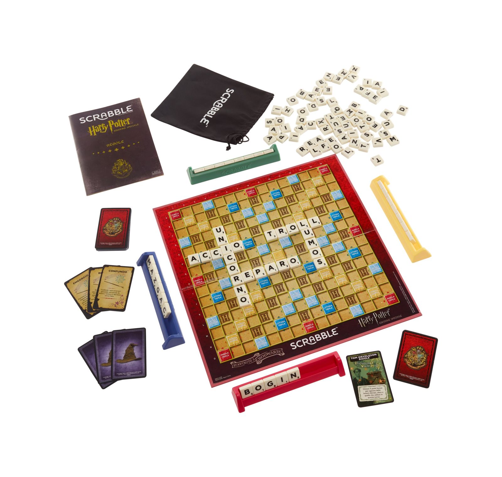 Scrabble edizione speciale harry potter, gioco da tavola delle parole crociate - Harry Potter