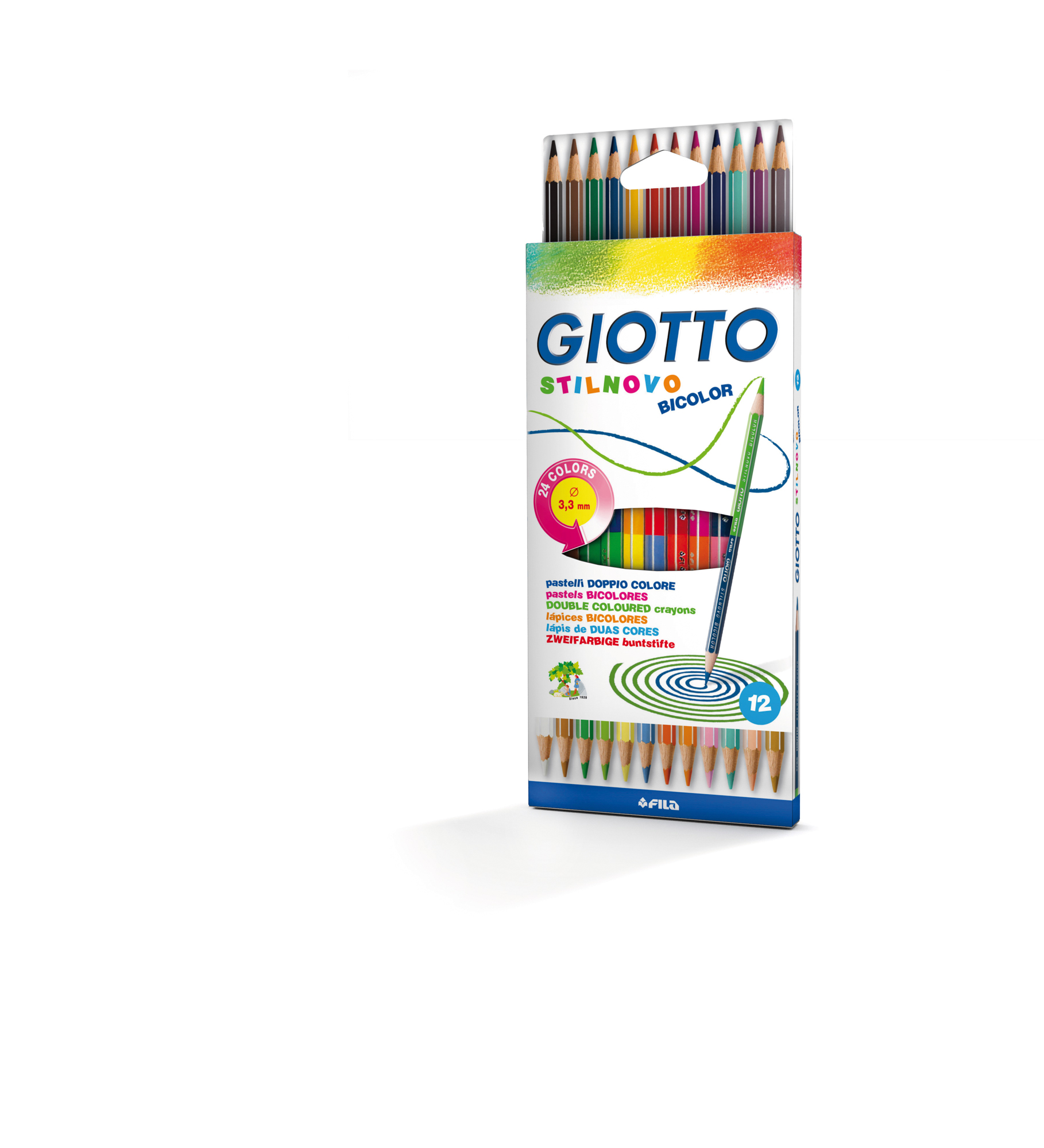 Giotto Stilnovo Bicolor Pencils Set of 12