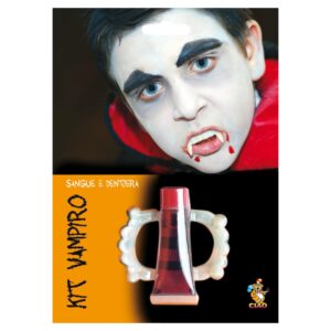 Kit vampiro sangue fino e dentiera - 