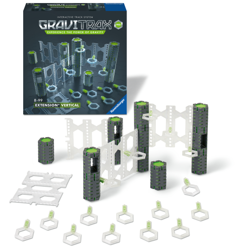Ravensburger gravitrax pro vertical, gioco innovativo ed educativo stem, 8+, estensione - GRAVITRAX