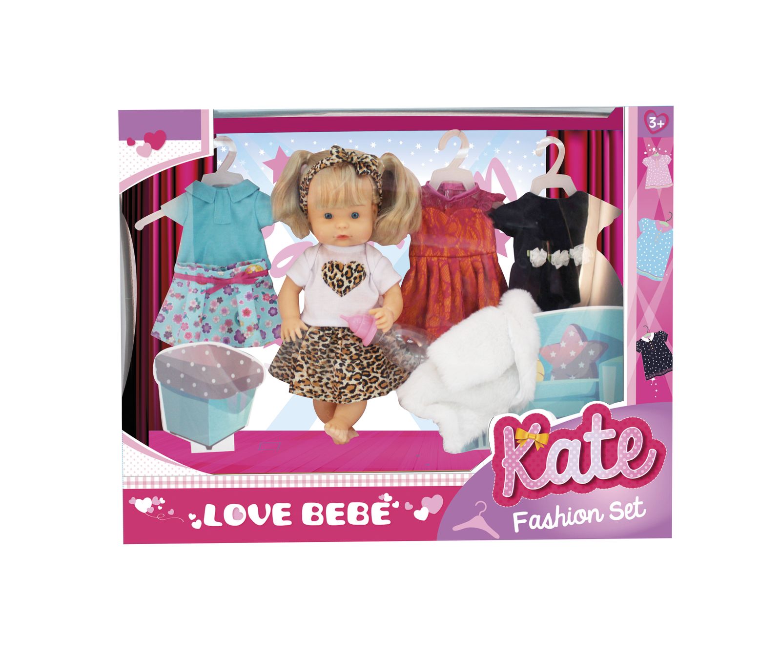 Kate fashion set - bambola con vestiti - LOVE BEBÈ