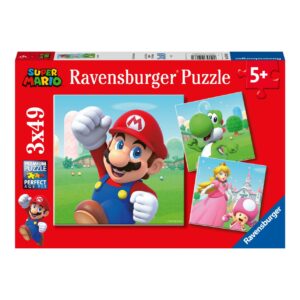 Ravensburger 3 puzzle 49 pezzi - super mario - RAVENSBURGER, Super Mario