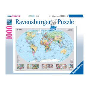 Ravensburger puzzle 1000 pezzi - mappamondo politico - RAVENSBURGER