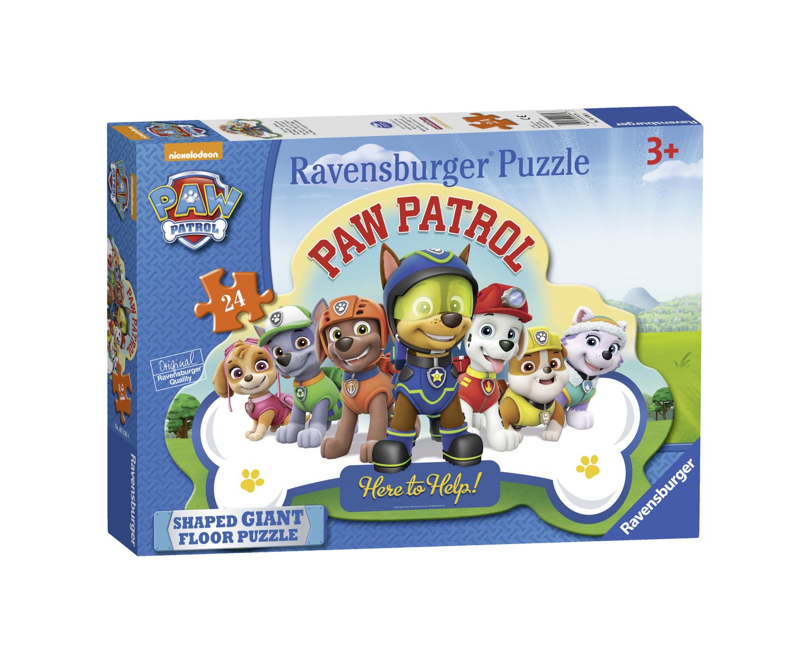 Ravensburger puzzle 24 giant pavimento - paw patrol - RAVENSBURGER, Paw Patrol