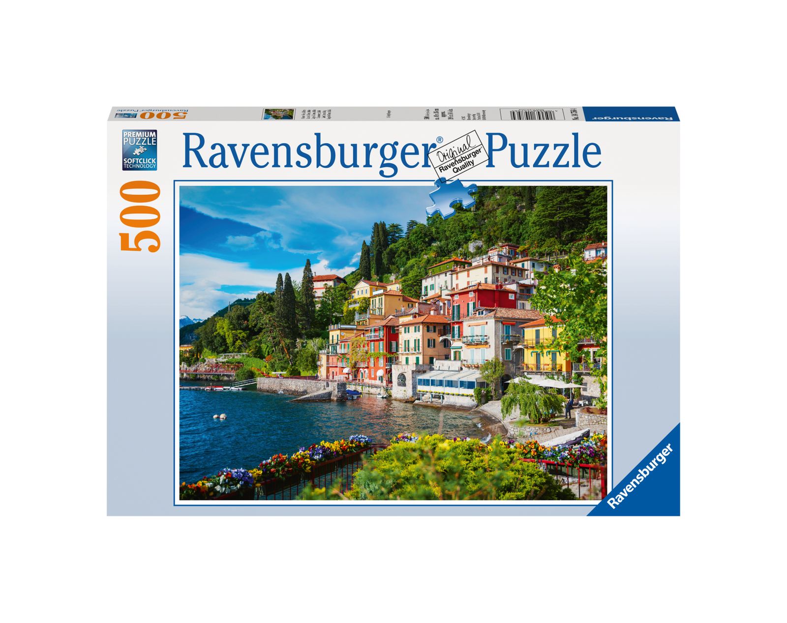 Ravensburger puzzle 500 pezzi - lago di como, italia - RAVENSBURGER