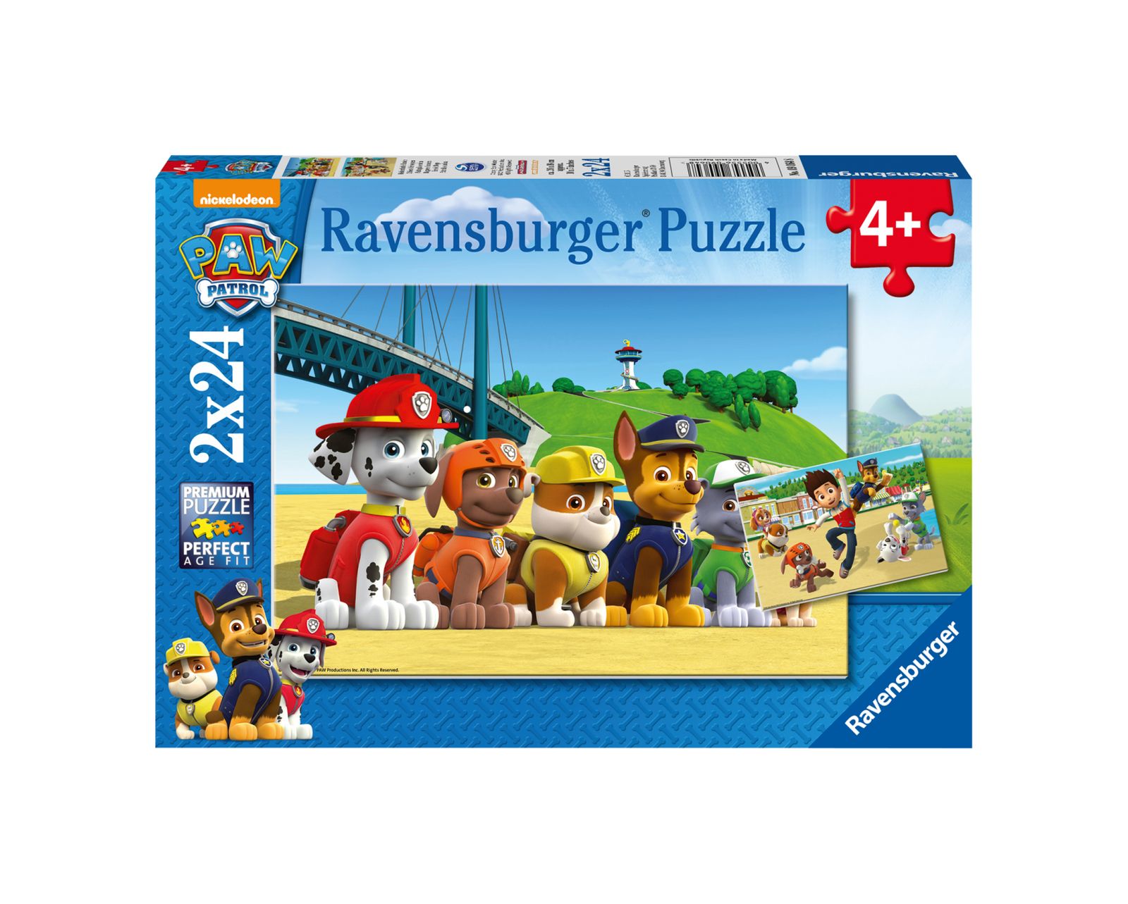Ravensburger puzzle 2x24 pezzi - paw patrol a - RAVENSBURGER, Paw Patrol