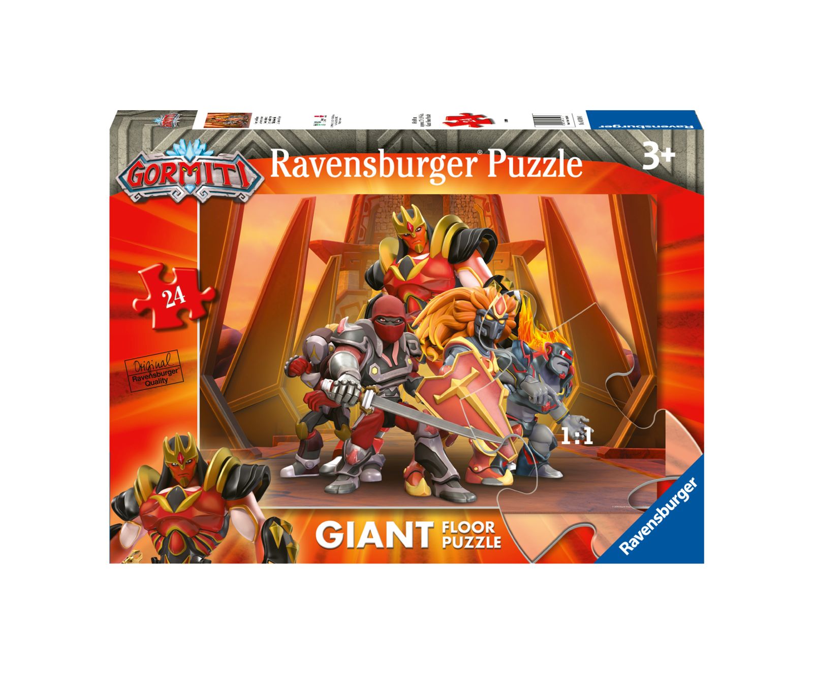 Ravensburger puzzle 24 pezzi giant gormiti - RAVENSBURGER