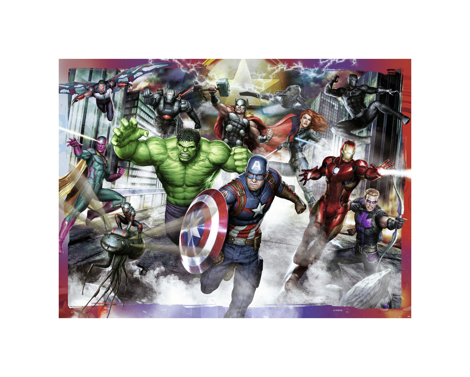 Ravensburger puzzle 100 pezzi xxl - avengers - RAVENSBURGER, Avengers