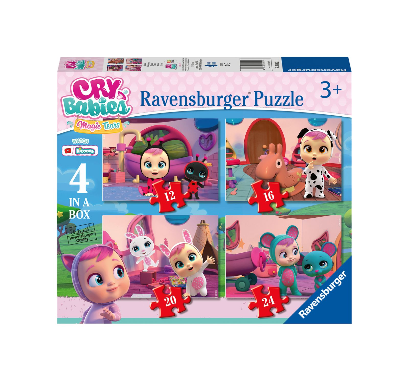 Ravensburger - 4 in a box - cry babies - CRY BABIES, RAVENSBURGER