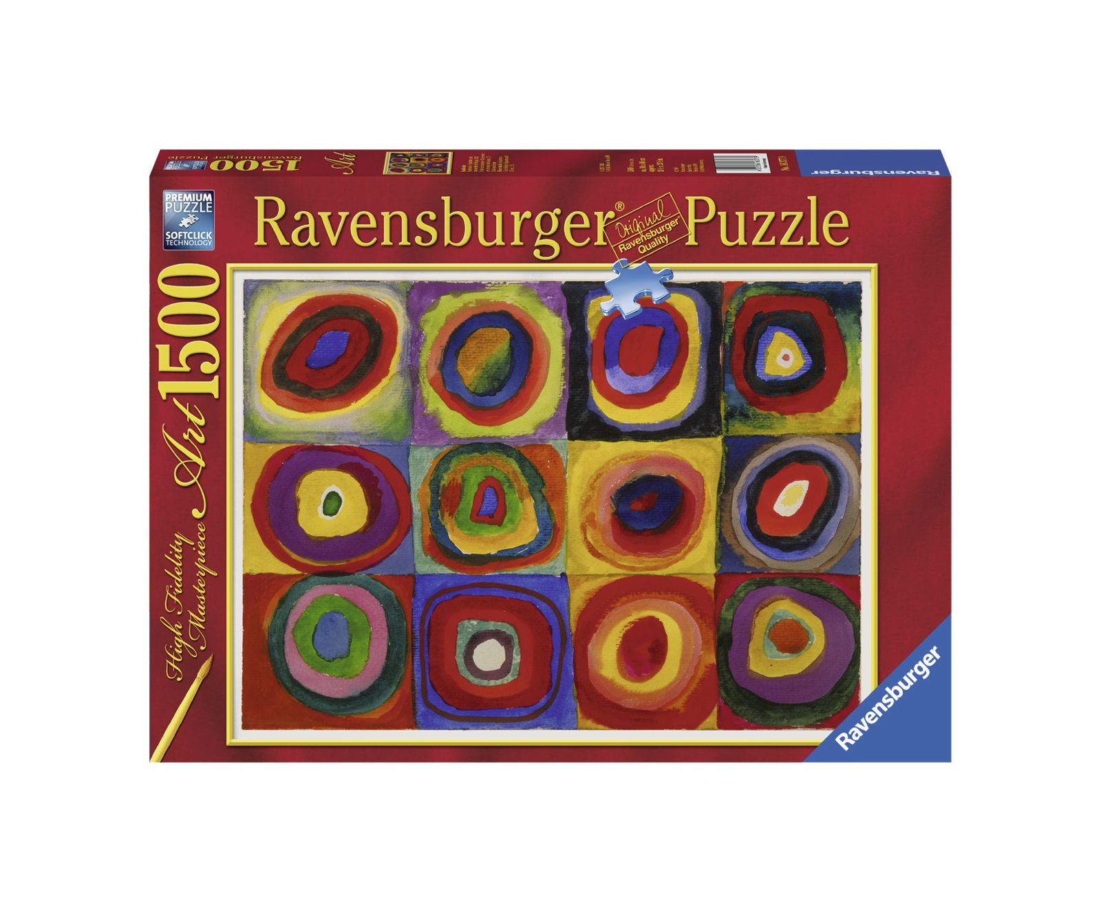 Ravensburger puzzle 1500 pezzi kandinsky: studio sul colore - RAVENSBURGER