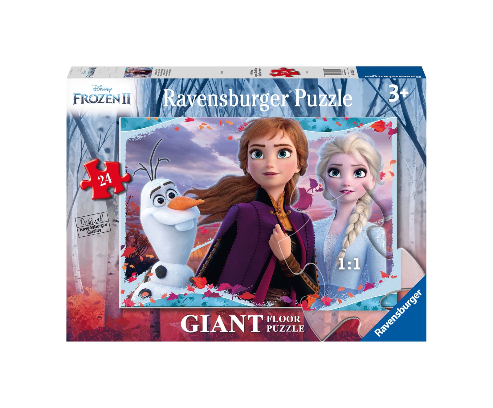 Ravensburger puzzle 24 pezzi giant frozen 2 - DISNEY PRINCESS, RAVENSBURGER, Frozen