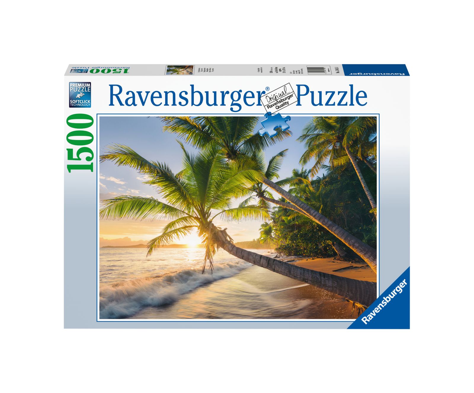 Ravensburger puzzle 1500 pezzi spiaggia segreta - RAVENSBURGER