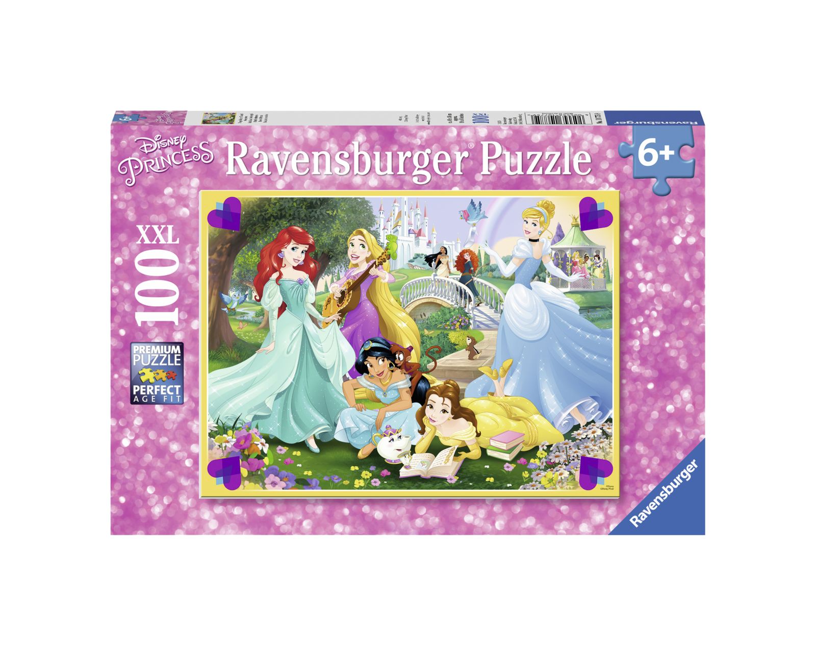 Ravensburger puzzle 100 pezzi xxl - principesse disney g - DISNEY PRINCESS, RAVENSBURGER, Disney