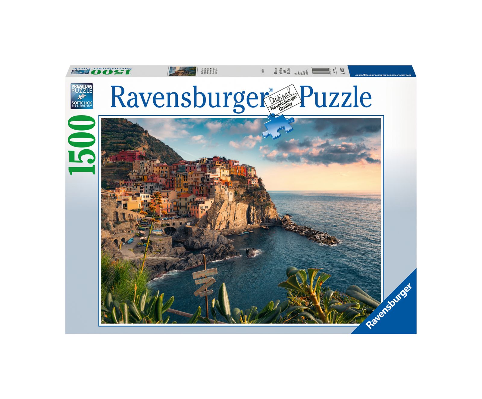 Ravensburger puzzle 1500 pezzi vista delle cinque terre - RAVENSBURGER