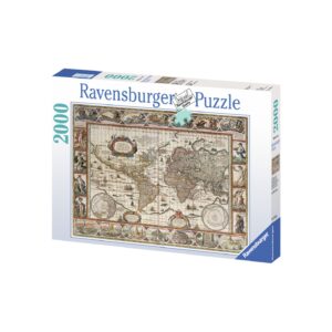 Ravensburger puzzle 2000 pezzi mappamondo antico 1650 - RAVENSBURGER