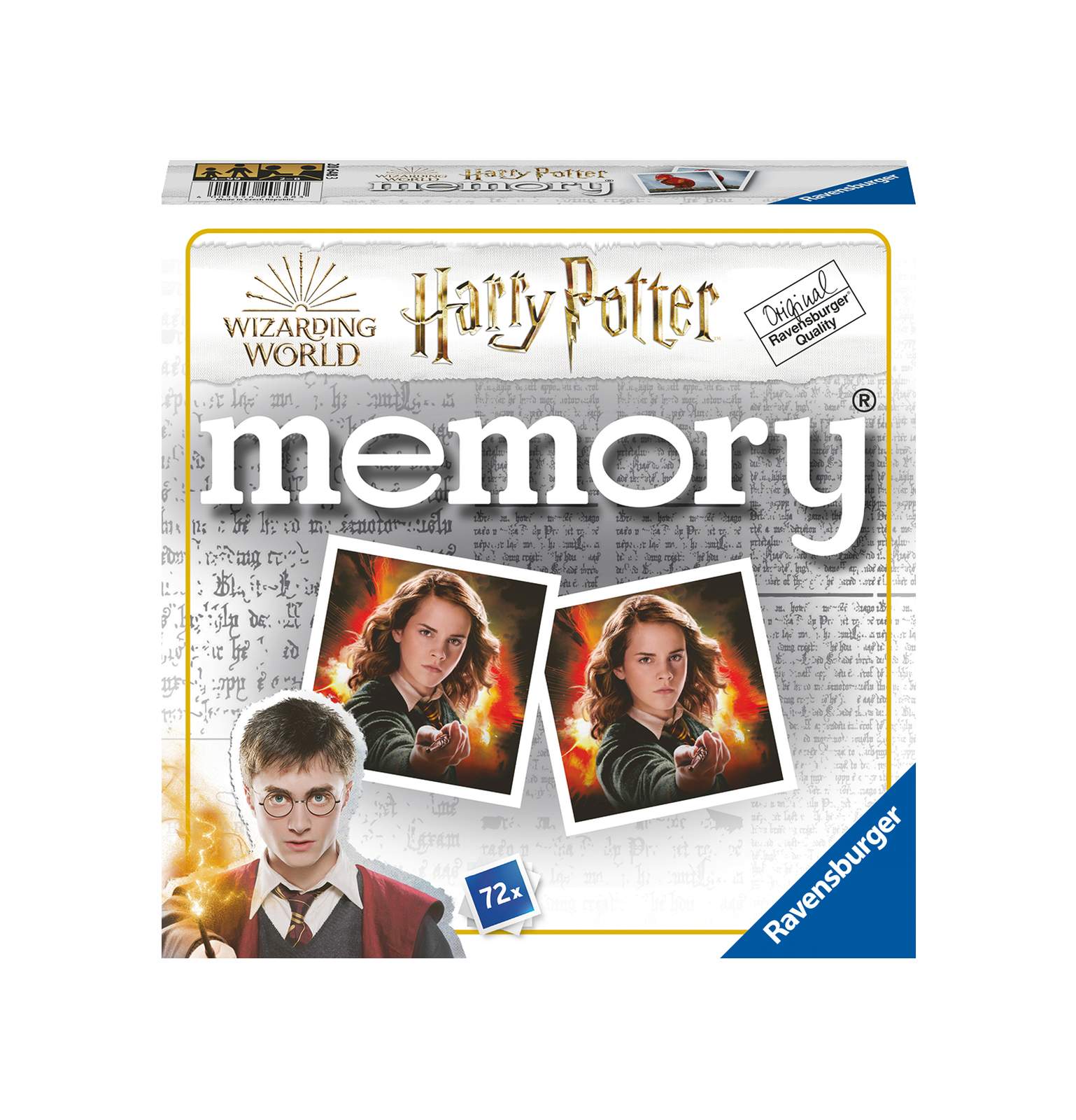 Ravensburger - memory versione harry potter, 72 tessere, gioco da tavolo, 4+ anni - Harry Potter, RAVENSBURGER