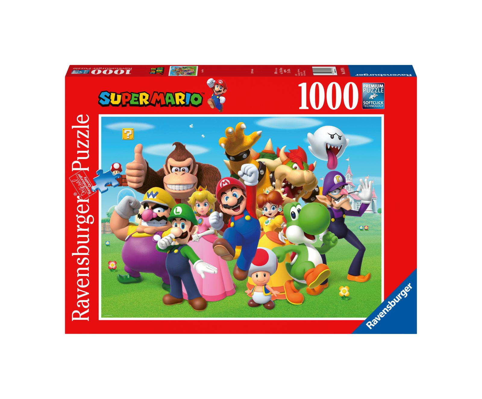 Ravensburger puzzle 1000 pezzi super mario - RAVENSBURGER, Super Mario