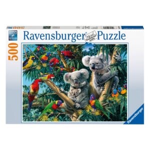 Ravensburger puzzle 500 pezzi - koala sull'albero - RAVENSBURGER