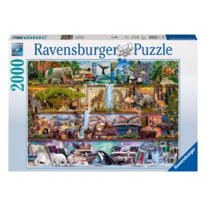 Ravensburger puzzle 2000 pezzi - animali selvatici - RAVENSBURGER