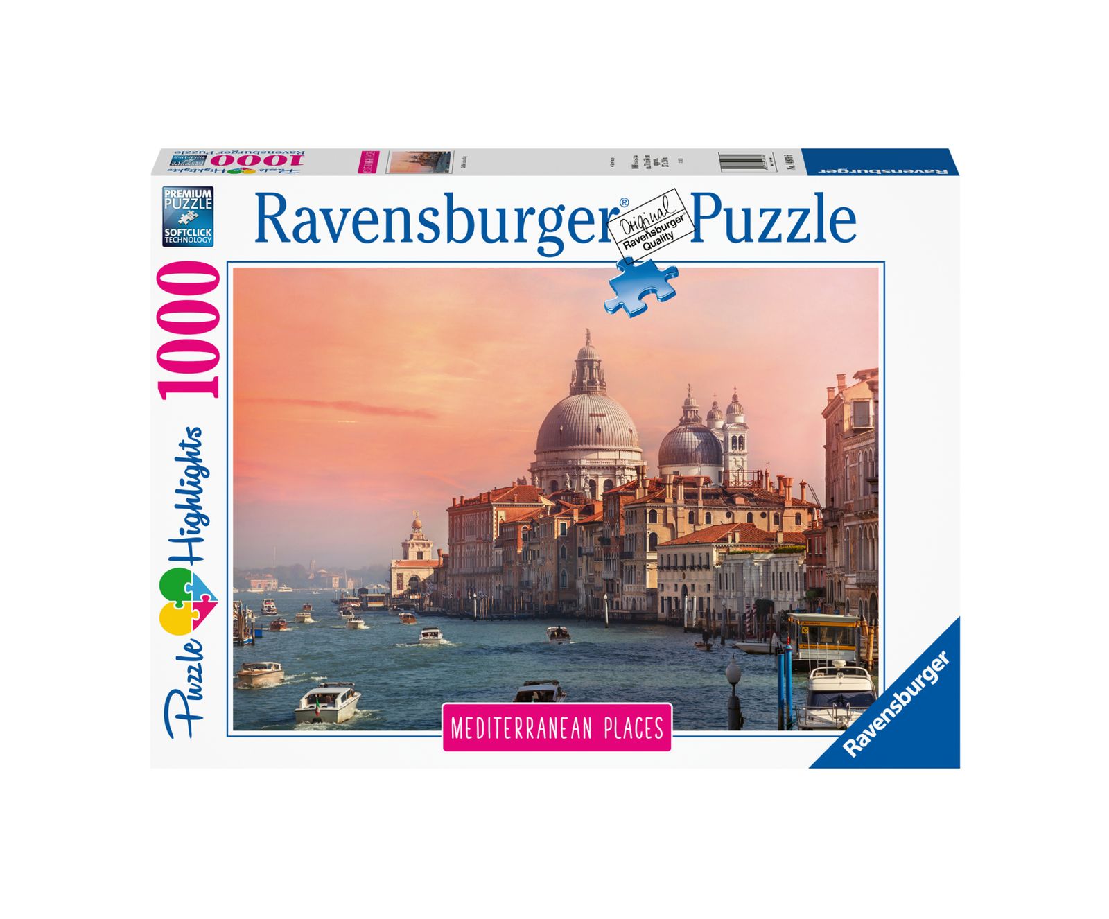 Ravensburger puzzle 1000 pezzi mediterranean italy venezia - RAVENSBURGER