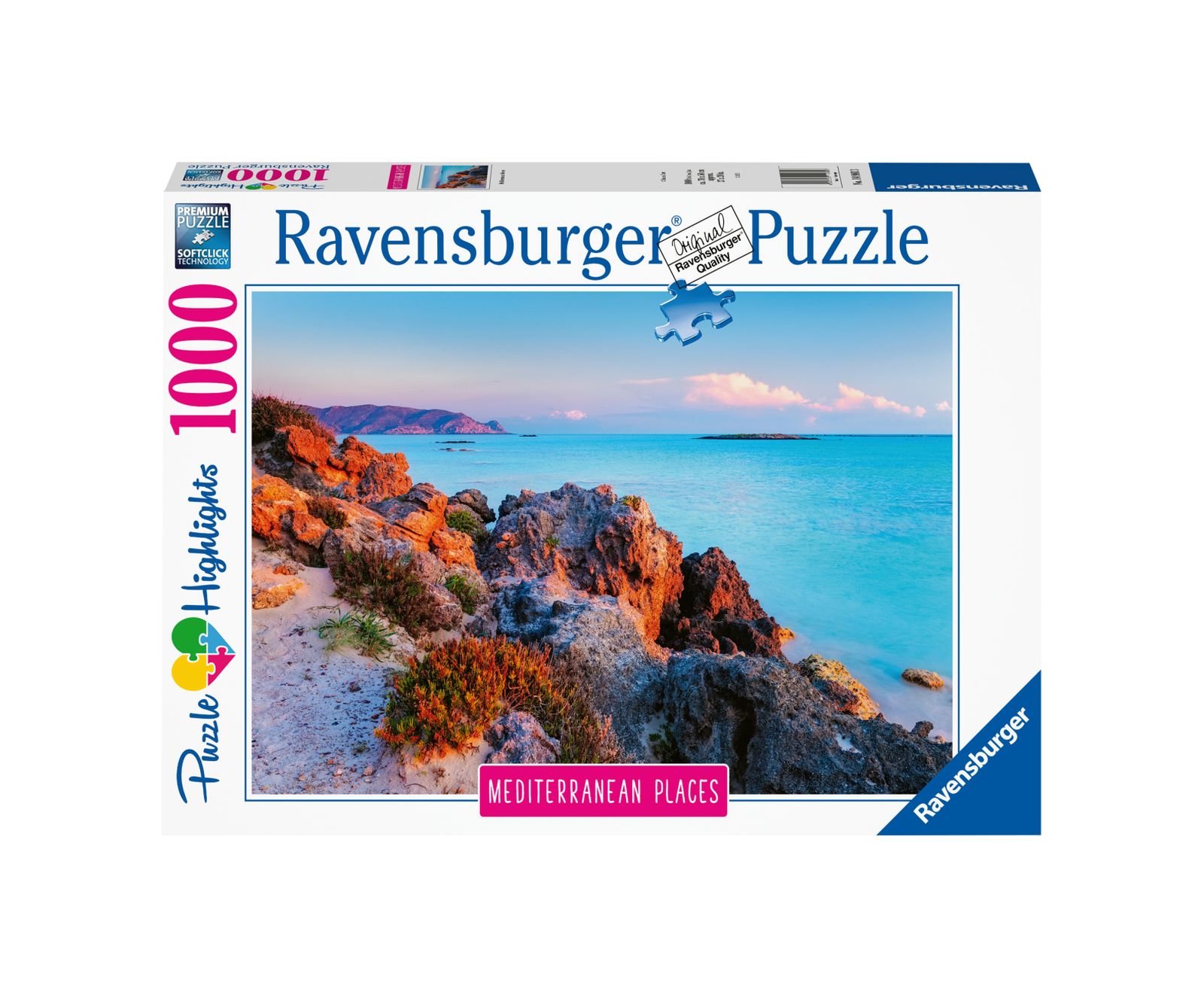 Ravensburger puzzle 1000 pezzi mediterranean grecia - RAVENSBURGER