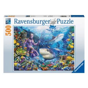 Ravensburger puzzle 500 pezzi - fantasy re del mare - RAVENSBURGER