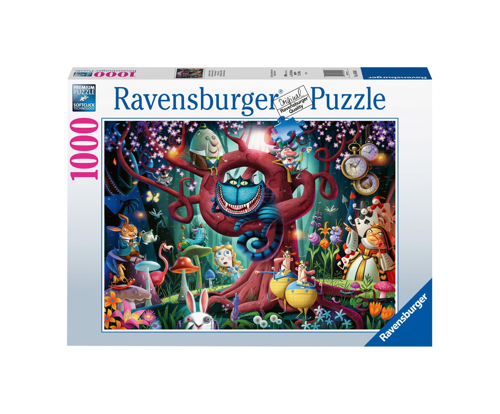 Ravensburger puzzle 1000 pezzi tutti sono pazzi qui - RAVENSBURGER