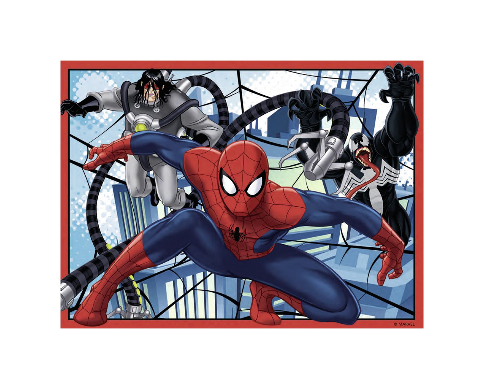Ravensburger puzzle 4 in a box - ultimate spiderman - RAVENSBURGER, Spiderman