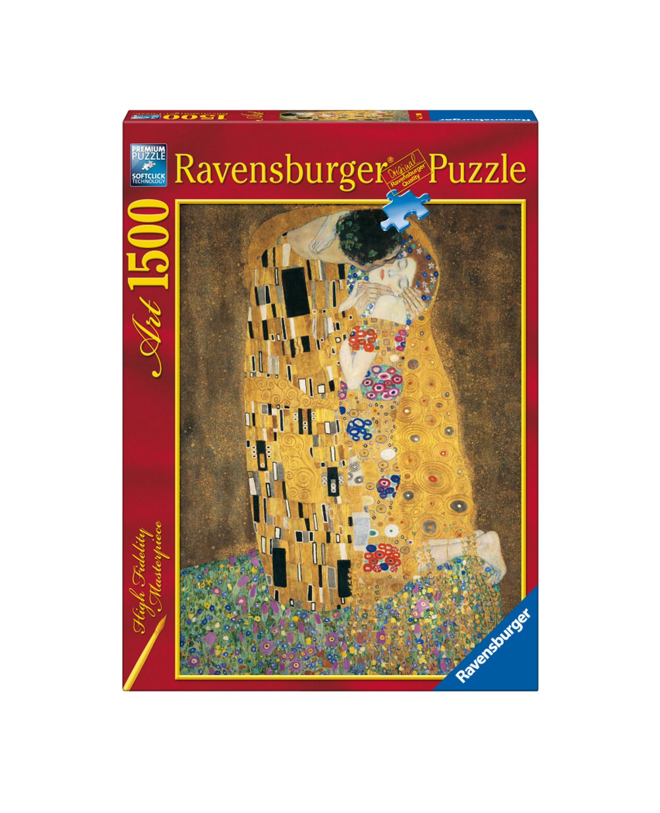 Ravensburger puzzle 1500 pezzi klimt: il bacio - RAVENSBURGER