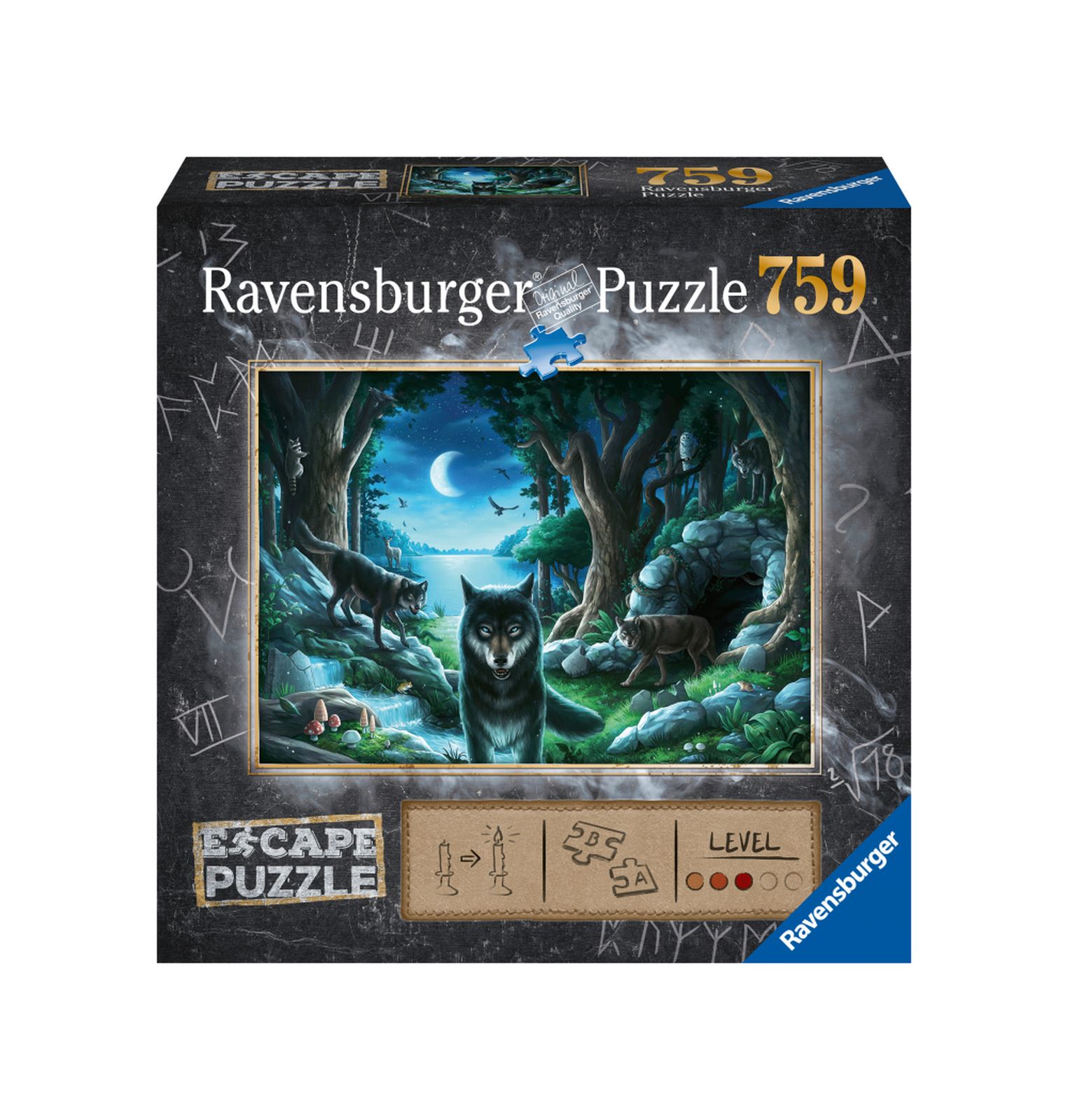 Ravensburger escape the puzzle - il branco di lupi - RAVENSBURGER
