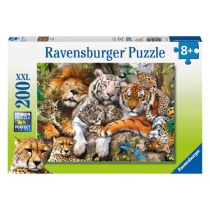 Ravensburger puzzle 200 pezzi xxl - grandi felini - RAVENSBURGER