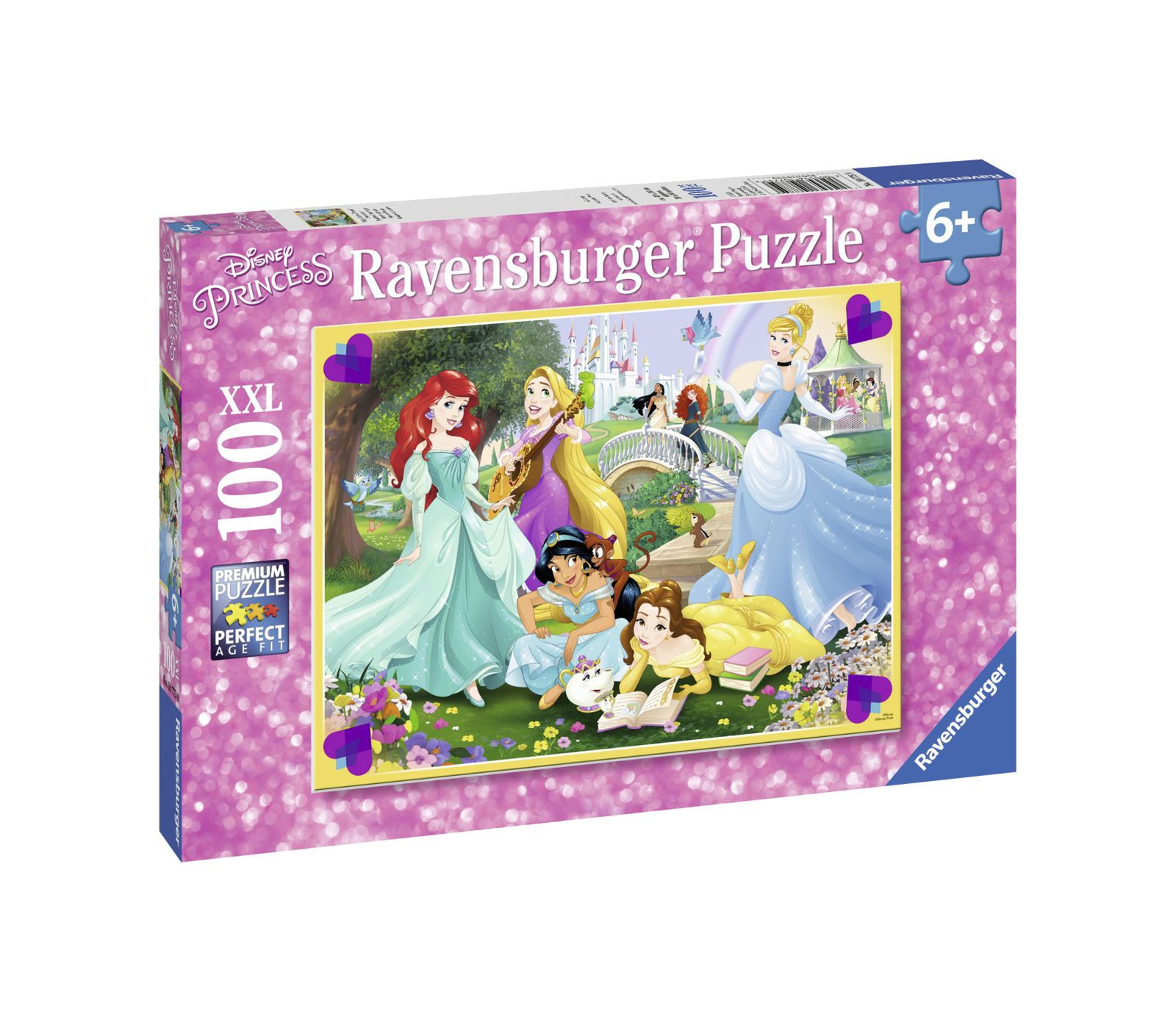 Ravensburger puzzle 100 pezzi xxl - principesse disney g - DISNEY PRINCESS, RAVENSBURGER, Disney