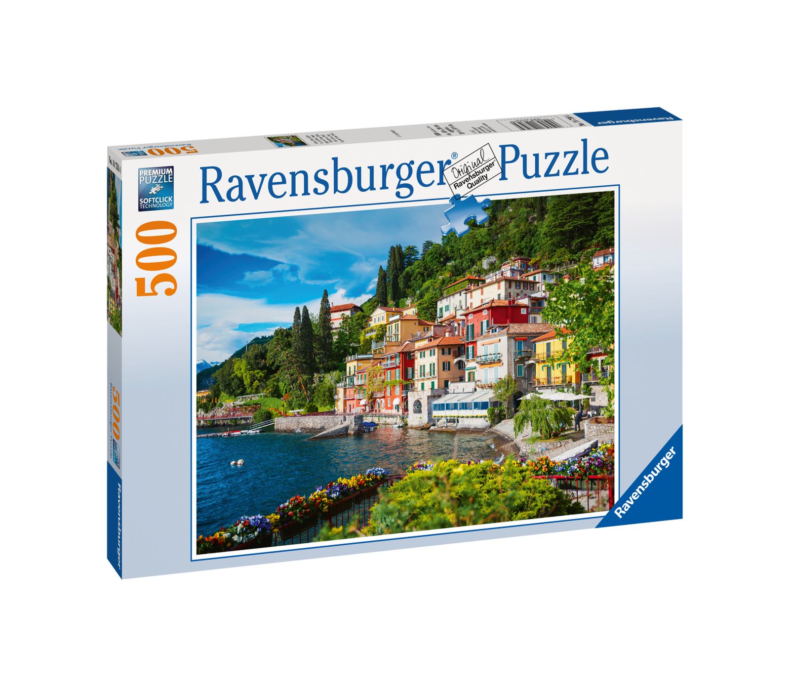 Ravensburger puzzle 500 pezzi - lago di como, italia - RAVENSBURGER