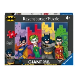 Ravensburger puzzle 60 pezzi giant - batman - BATMAN, DC COMICS, RAVENSBURGER