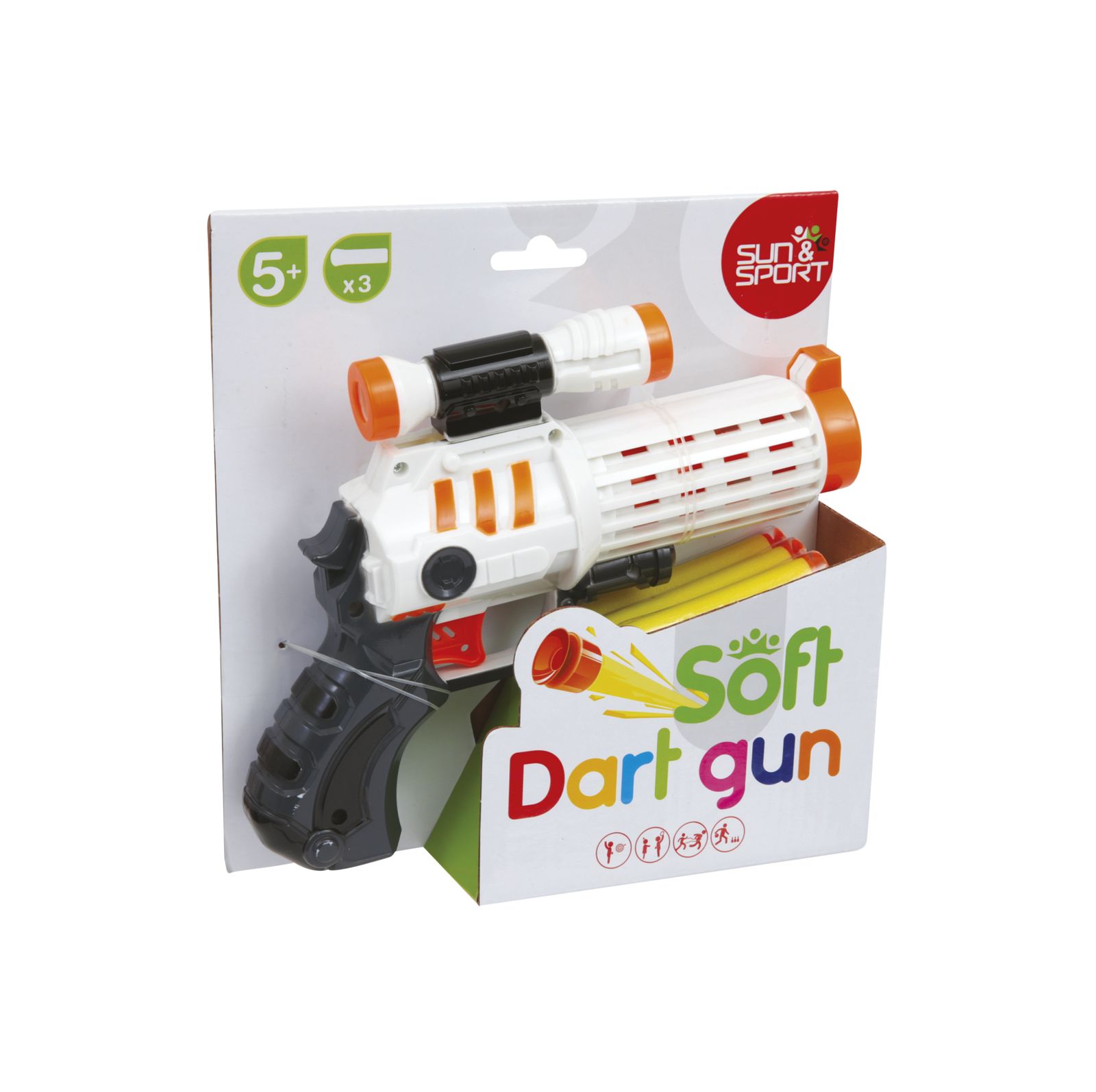 Pistola soft dart - SUN&SPORT