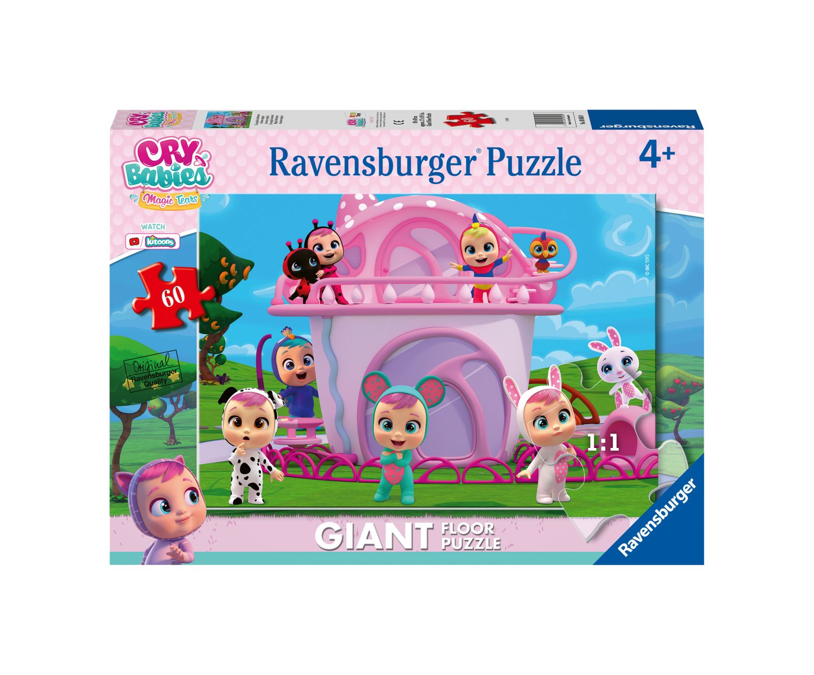 Ravensburger puzzle 60 pezzi giant cry babies - CRY BABIES, RAVENSBURGER