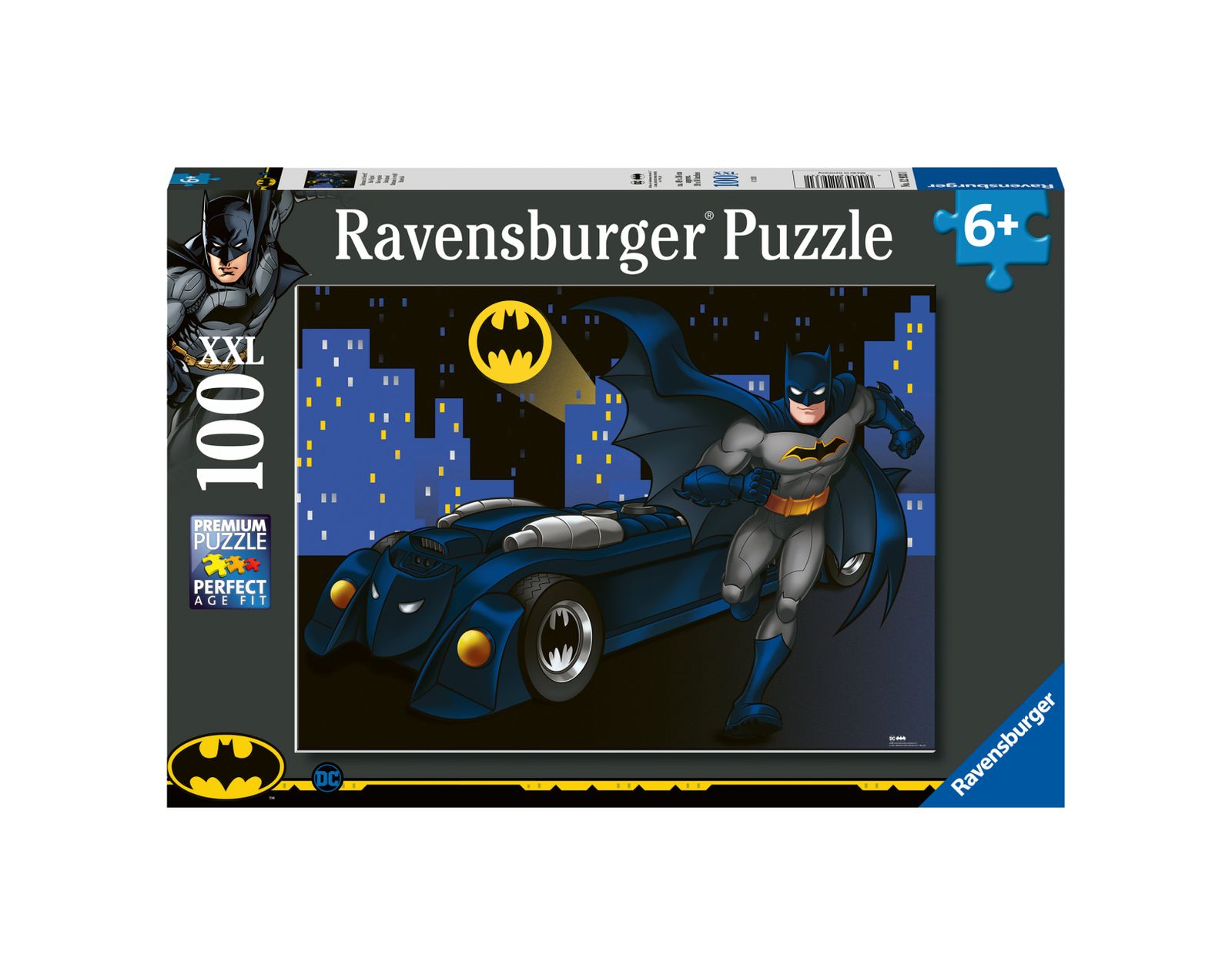 Ravensburger - puzzle 100 pezzi xxl - batman - BATMAN, DC COMICS, RAVENSBURGER