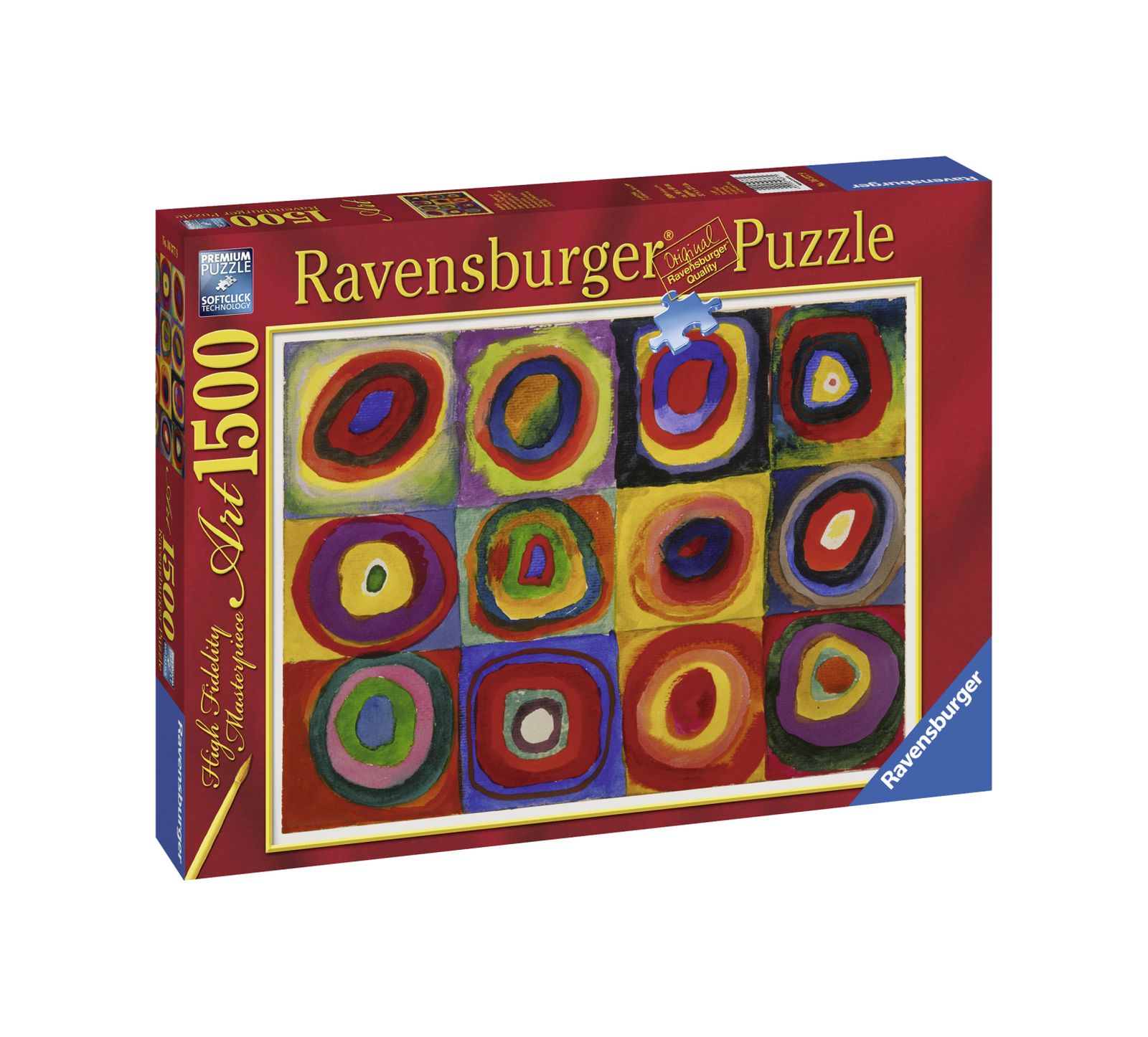 Ravensburger puzzle 1500 pezzi kandinsky: studio sul colore - RAVENSBURGER