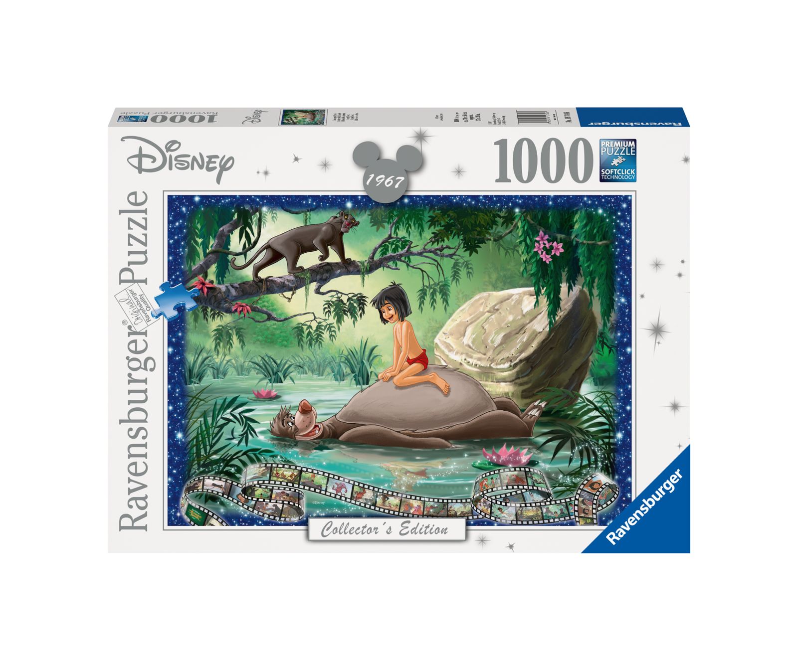 Ravensburger puzzle 1000 pezzi disney il libro della giungla - RAVENSBURGER