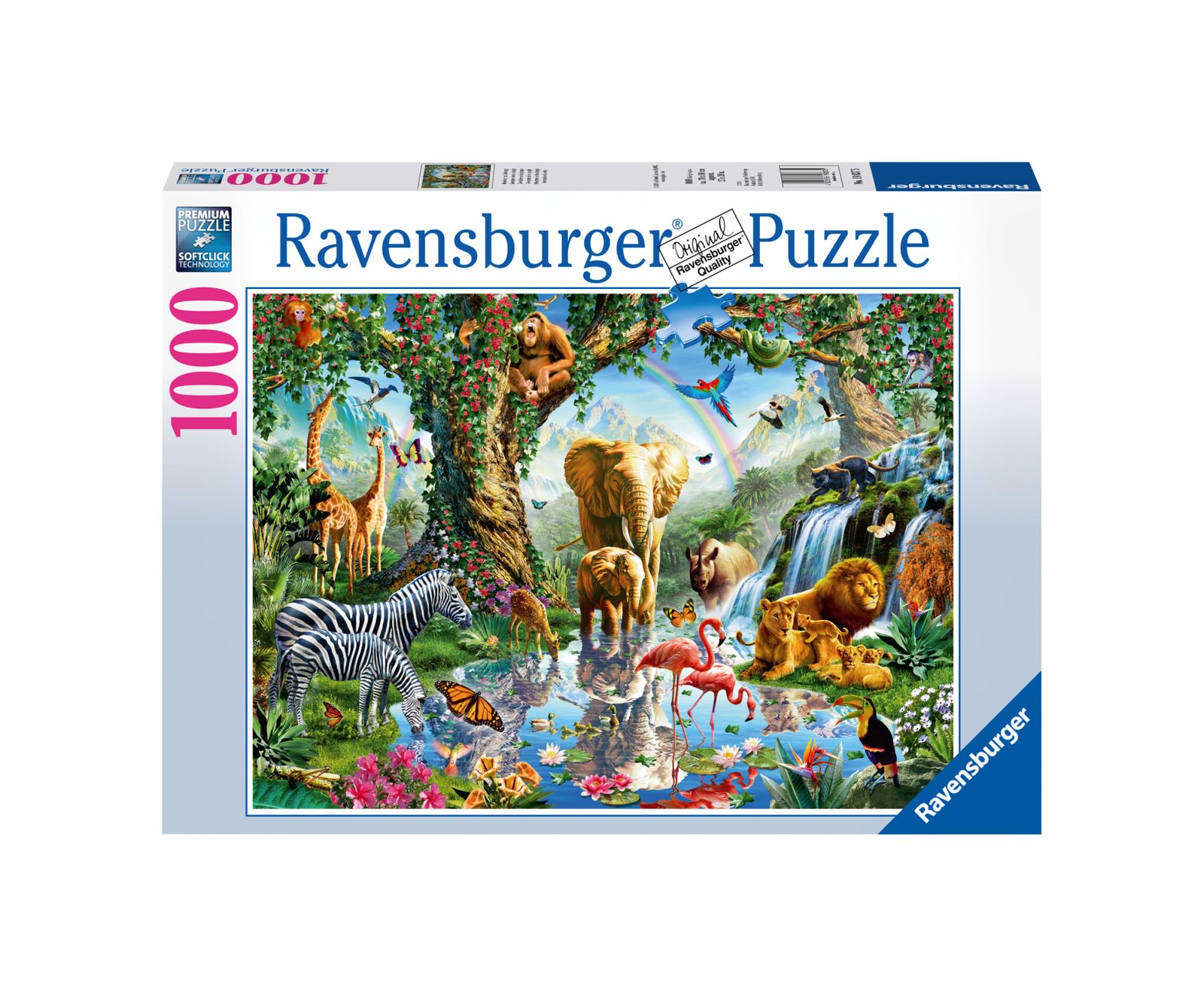 Ravensburger puzzle 1000 pezzi avventure nella giungla - RAVENSBURGER