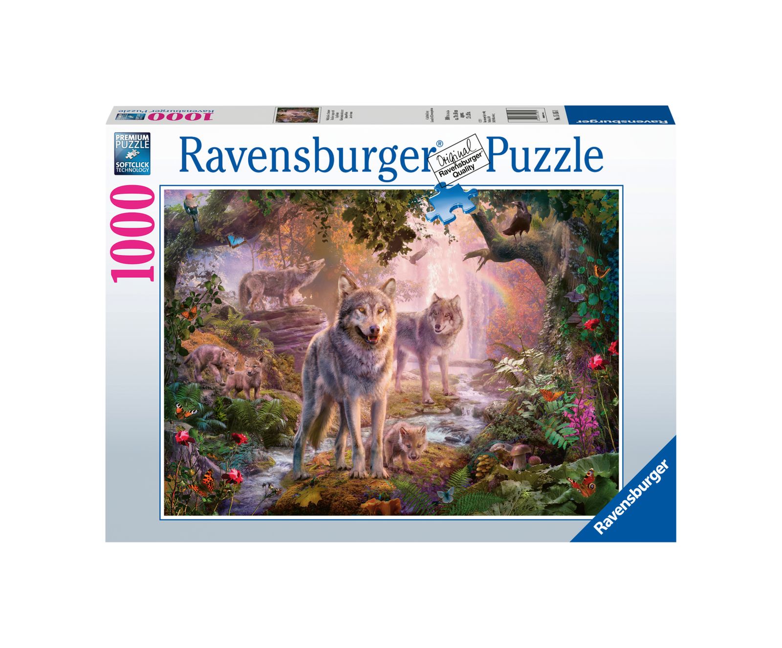 Ravensburger puzzle 1000 pezzi lupi - RAVENSBURGER