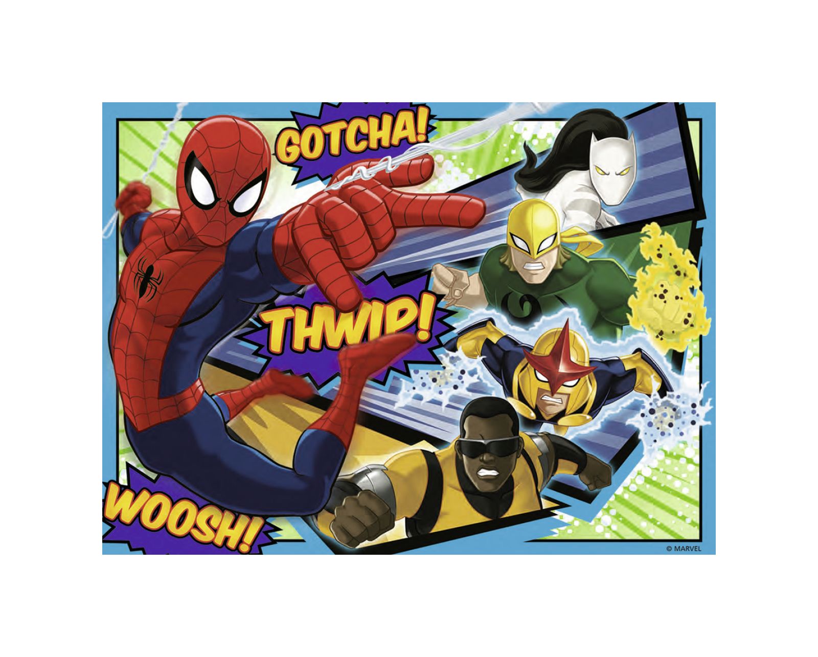 Ravensburger puzzle 4 in a box - ultimate spiderman - RAVENSBURGER, Spiderman