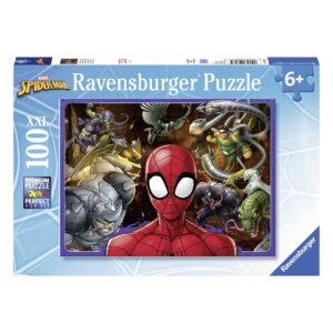 Ravensburger - puzzle 100 pezzi xxl - spiderman - RAVENSBURGER, Avengers, Spiderman